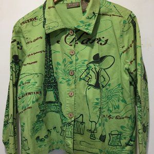 VINTAGE JANE ASHLEY JACKET SIZE M